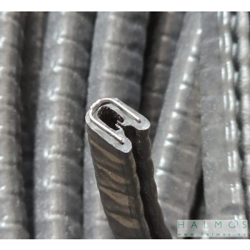 Élvédő U-profil acélbetéttel 0,8-1,5mm vastag lemezhez