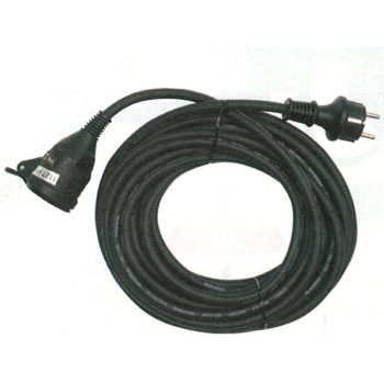 Gumi szigetelésű 220 V-os hosszabbító 10 m