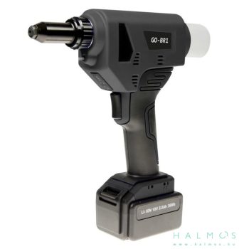   GO-BR1 akkumulátoros szegecshúzó 2db 2Ah-s akkuval, kofferben
