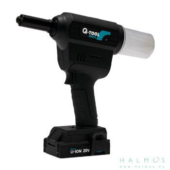 Q-TOOL R64XL profi, akkumulátoros szegecshúzó kofferben