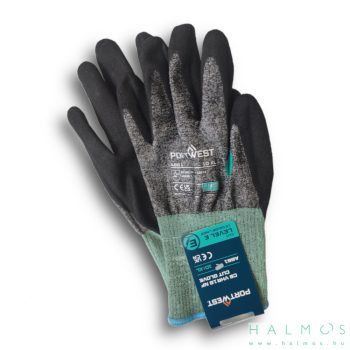   PORTWEST munkavédelmi kesztyű, cut level E vágásbiztonság (Méret: M)