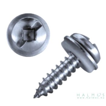 SQ meghajtású önmetsző lemezcsavar +EPDM