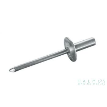 Zárt húzószegecs nagyfejű (K14), átmérő: 4,8 mm