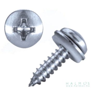 DIN7981 félgömbfejű önmetsző lemezcsavar +EPDM