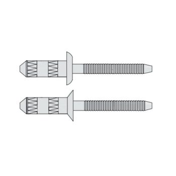 GO-BULB/GO-INOX nagy szilárdságú húzószegecsek