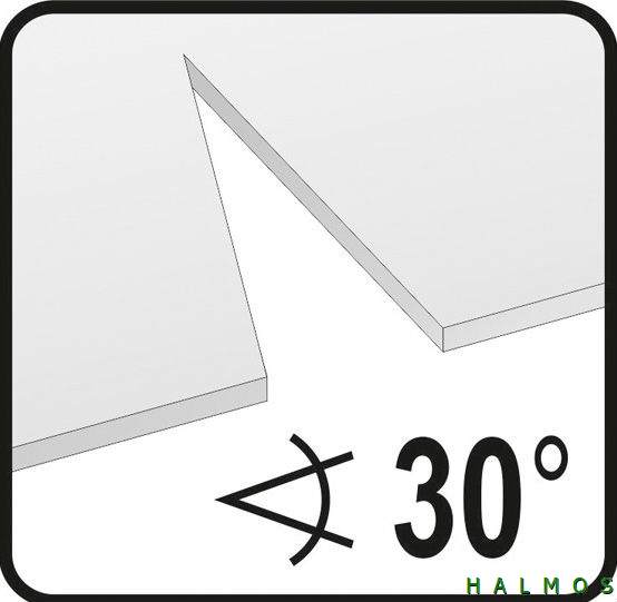 30°-os vágási szög